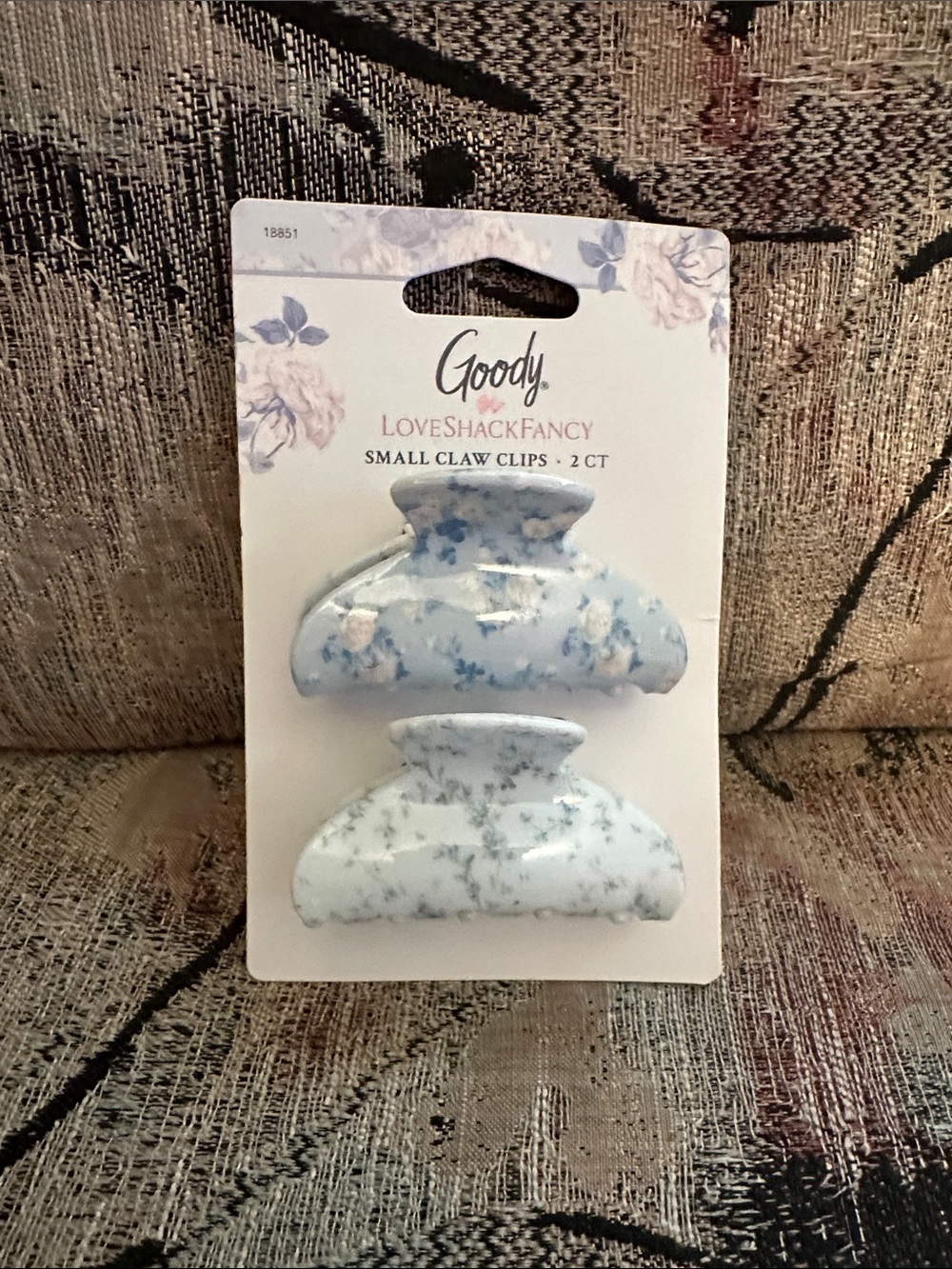 Goody x LoveShackFancy Small Claw Clips - Everblooming Rosettes and English Ivy